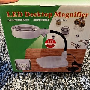 LED Desktop Magnifier Lamp